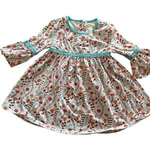 Kids Matilda Jane Morning Sun Peasant Top Bell Sleeve Tunic Size 6